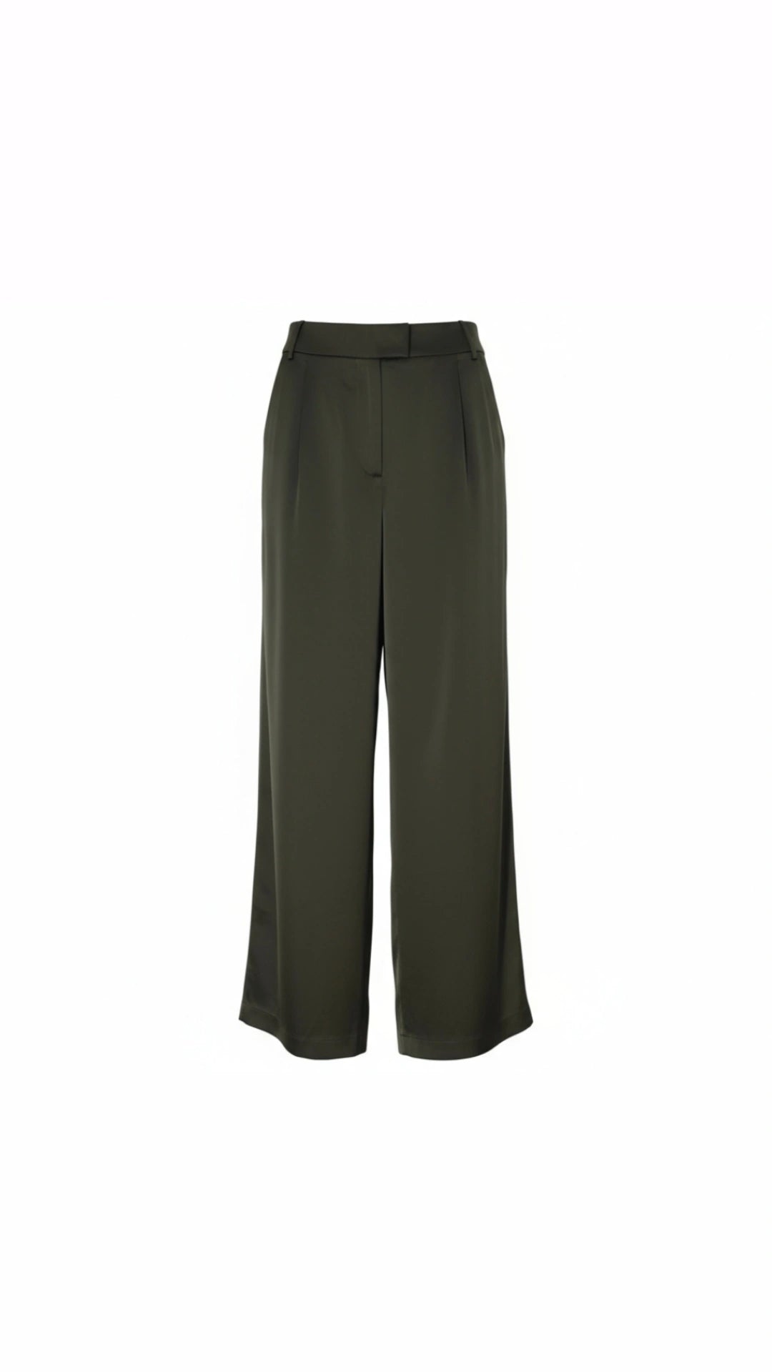 Pantalón vestir satinado verde