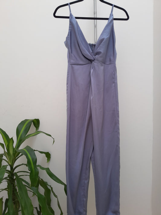 Jumpsuit satin azul