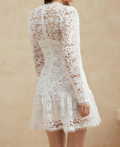 Vestido encaje blanco