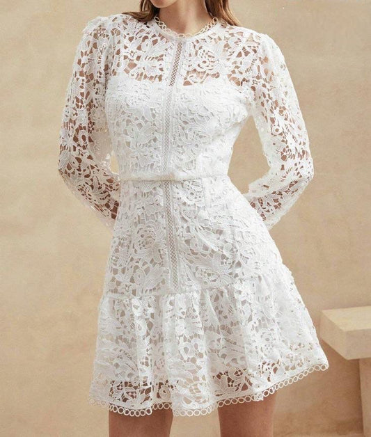 Vestido encaje blanco