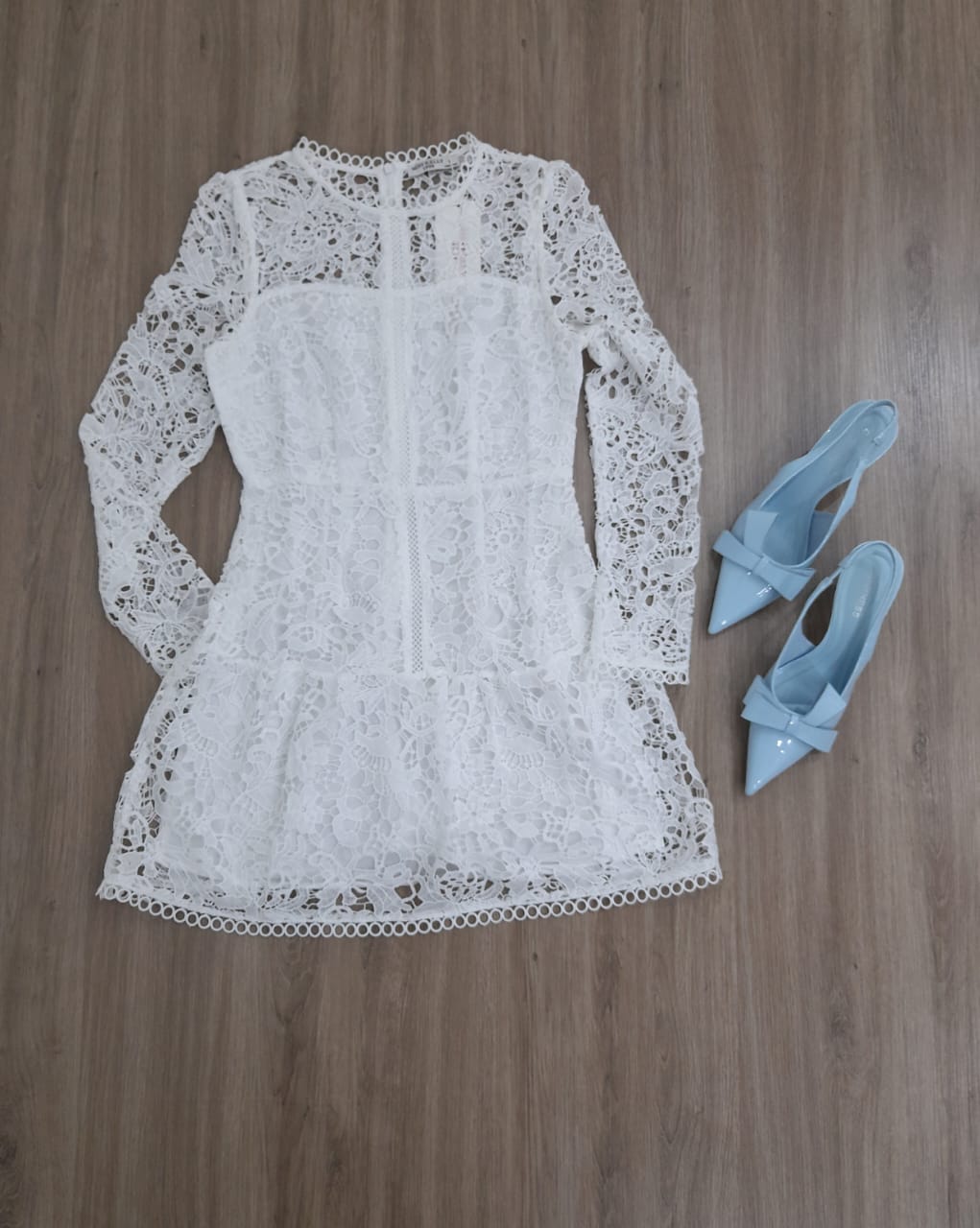 Vestido encaje blanco