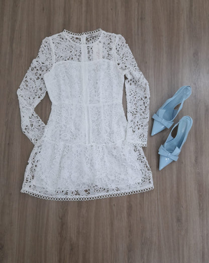 Vestido encaje blanco