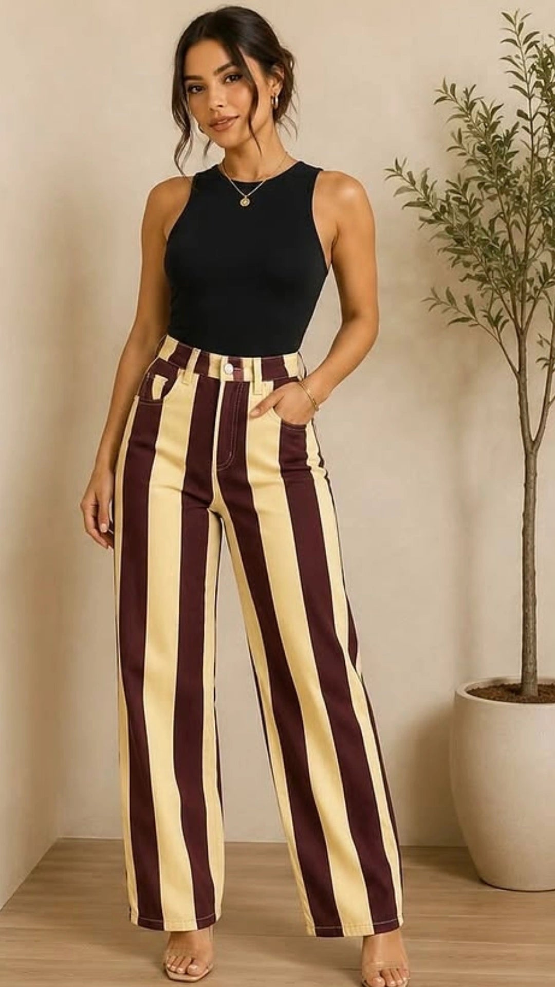 Pantalón rayas 