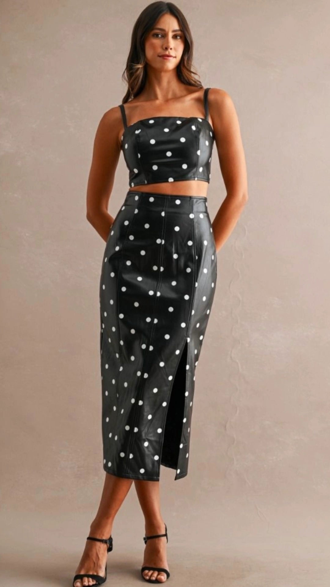 Set vinipiel polka dot