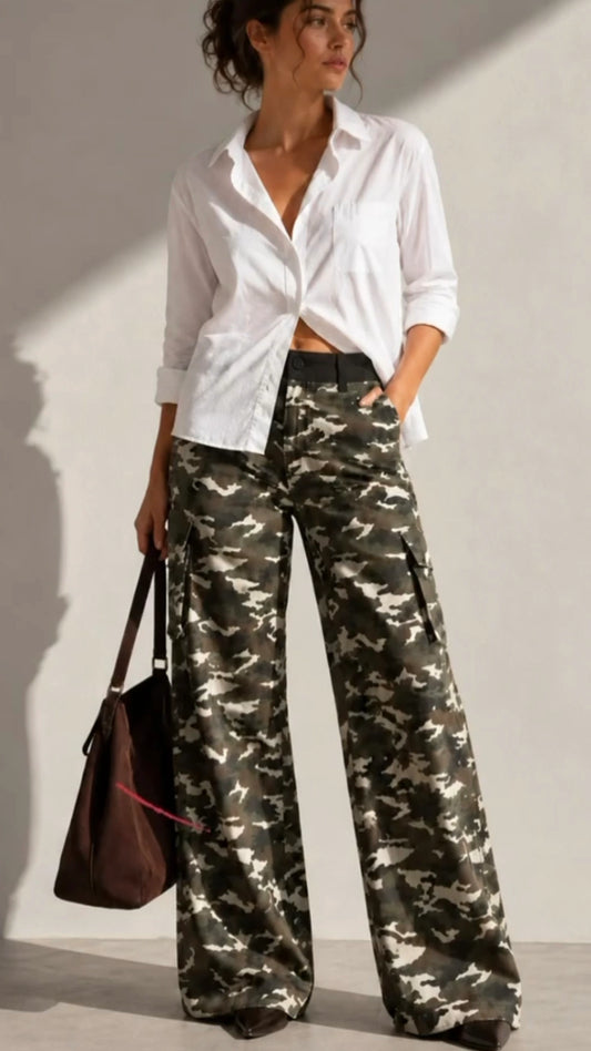 Pantalón Camuflaje doble pretina