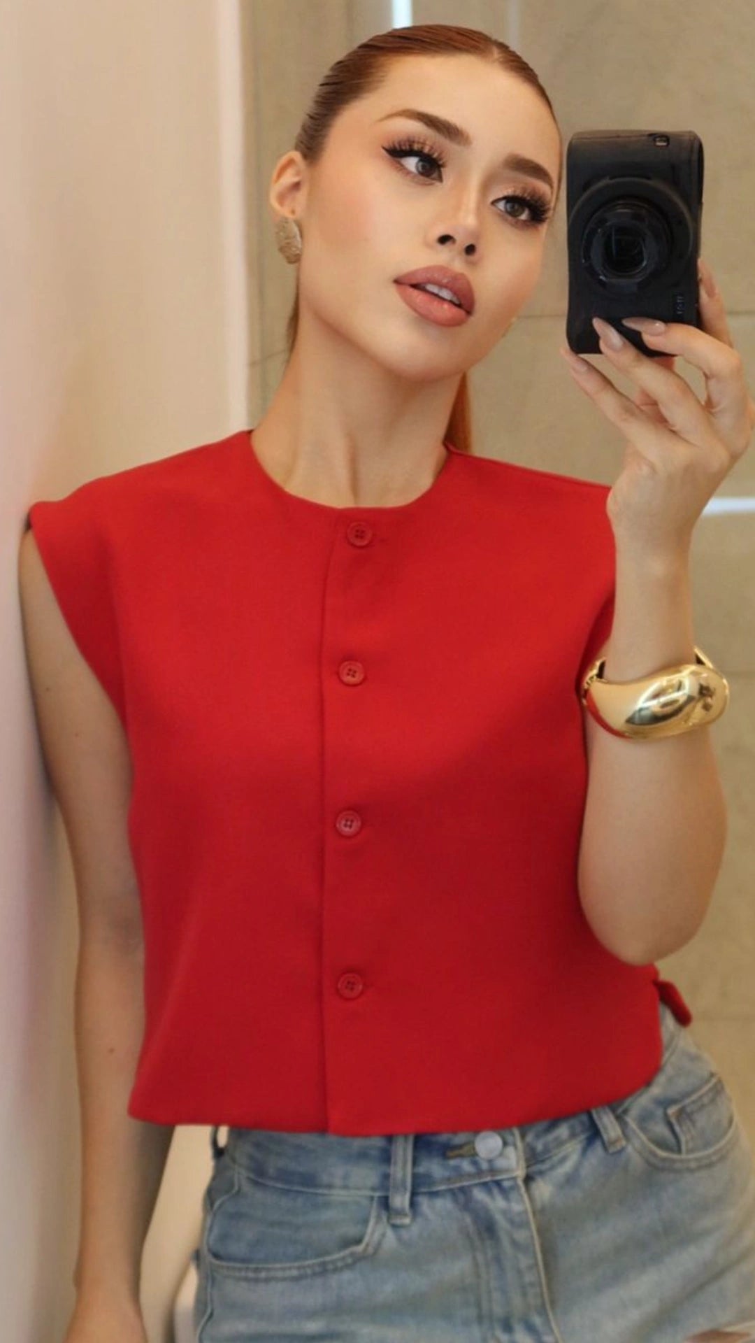 Blusa colores botones