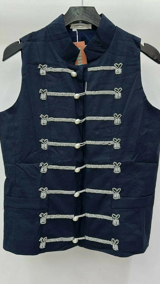 Chaleco Napoleón azul