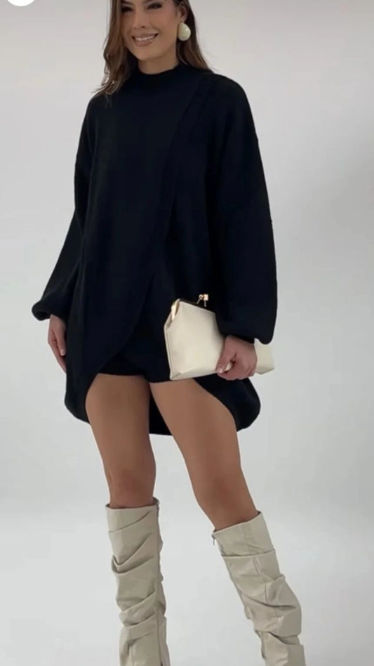 Set tejido short y suéter