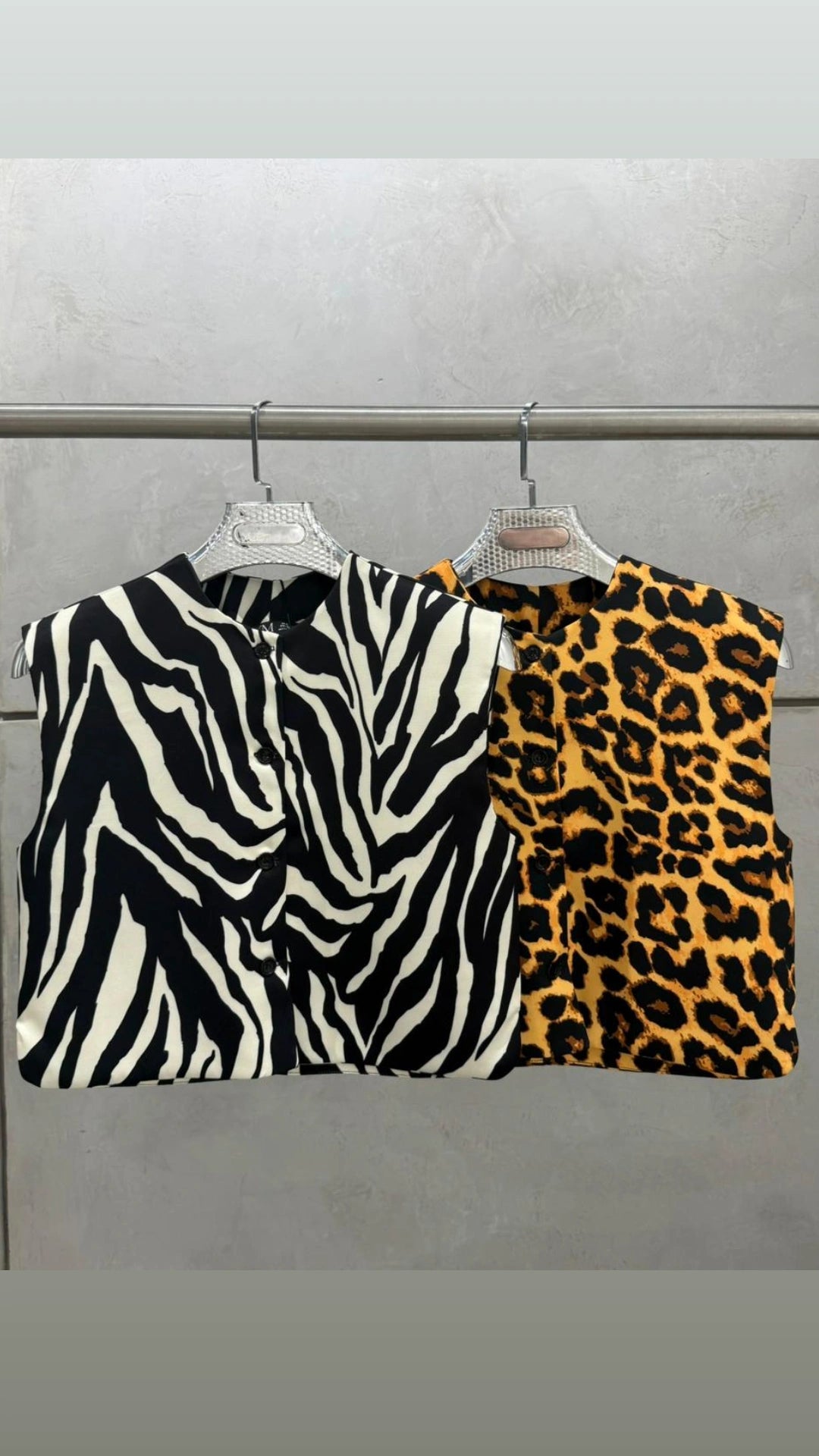 Blusa animal print zebra leopardo