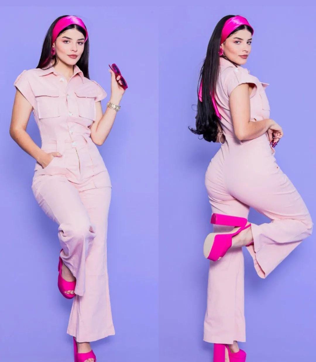 Jumpsuit baby pink